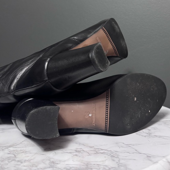 Ateliers Black Leather Heeled Boots - Picture 5 of 7